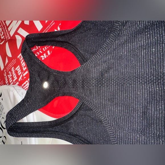 Lululemon Bundle (2) Swiftly Tank Top Mauve/Metallic Black 10 - Picture 4 of 11